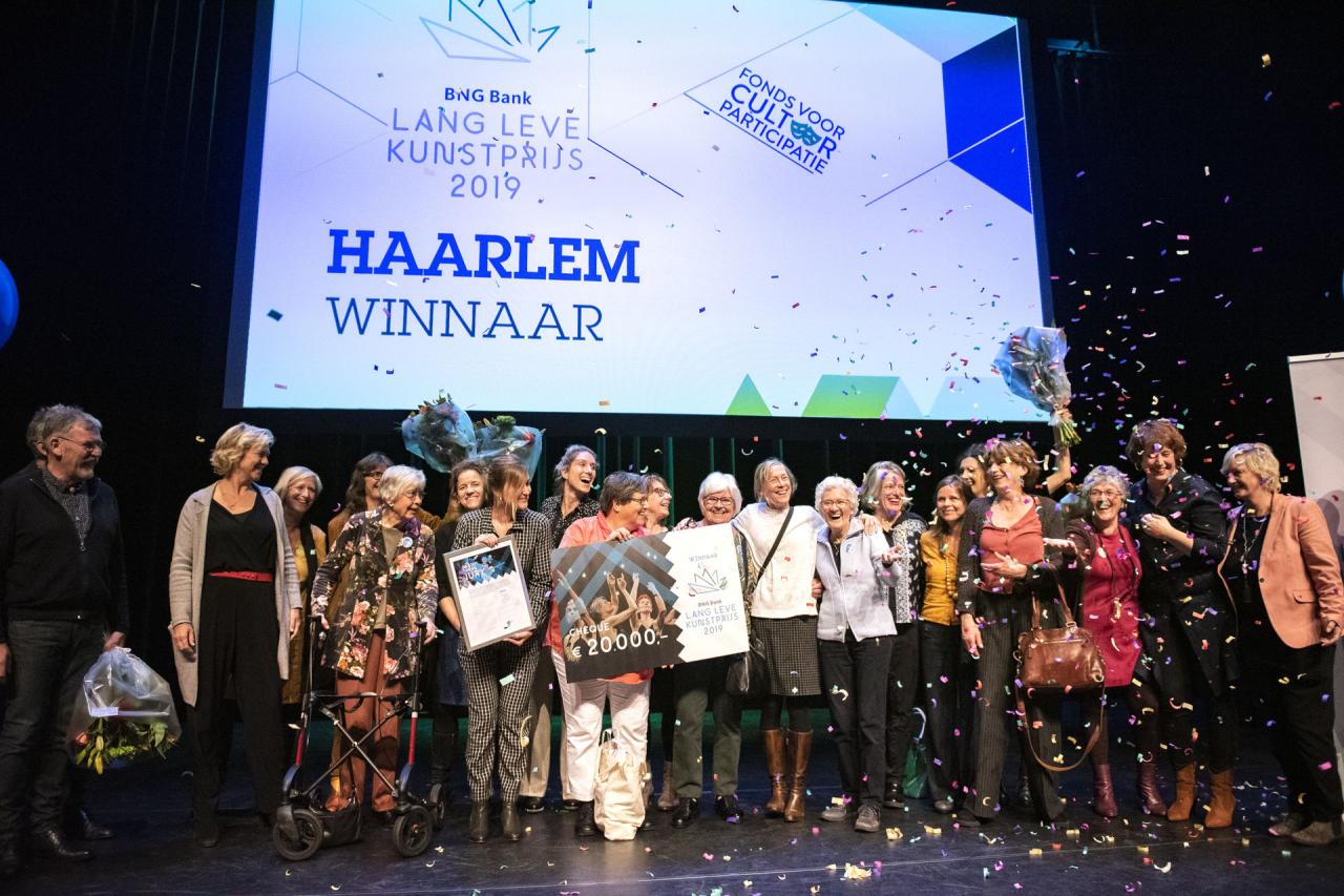 Haarlem won in 2019 de BNG Bank Lang Leve Kunstprijs
