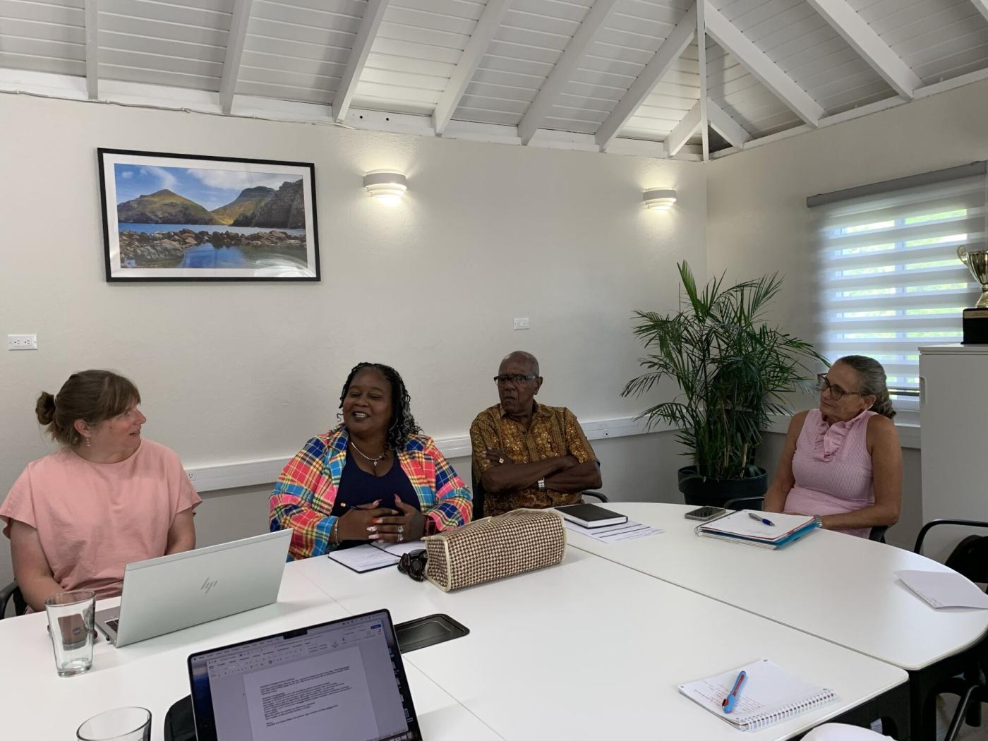 In gesprek met  stakeholders vanuit de Kinderopvang en andere culturele instellingen op Saba