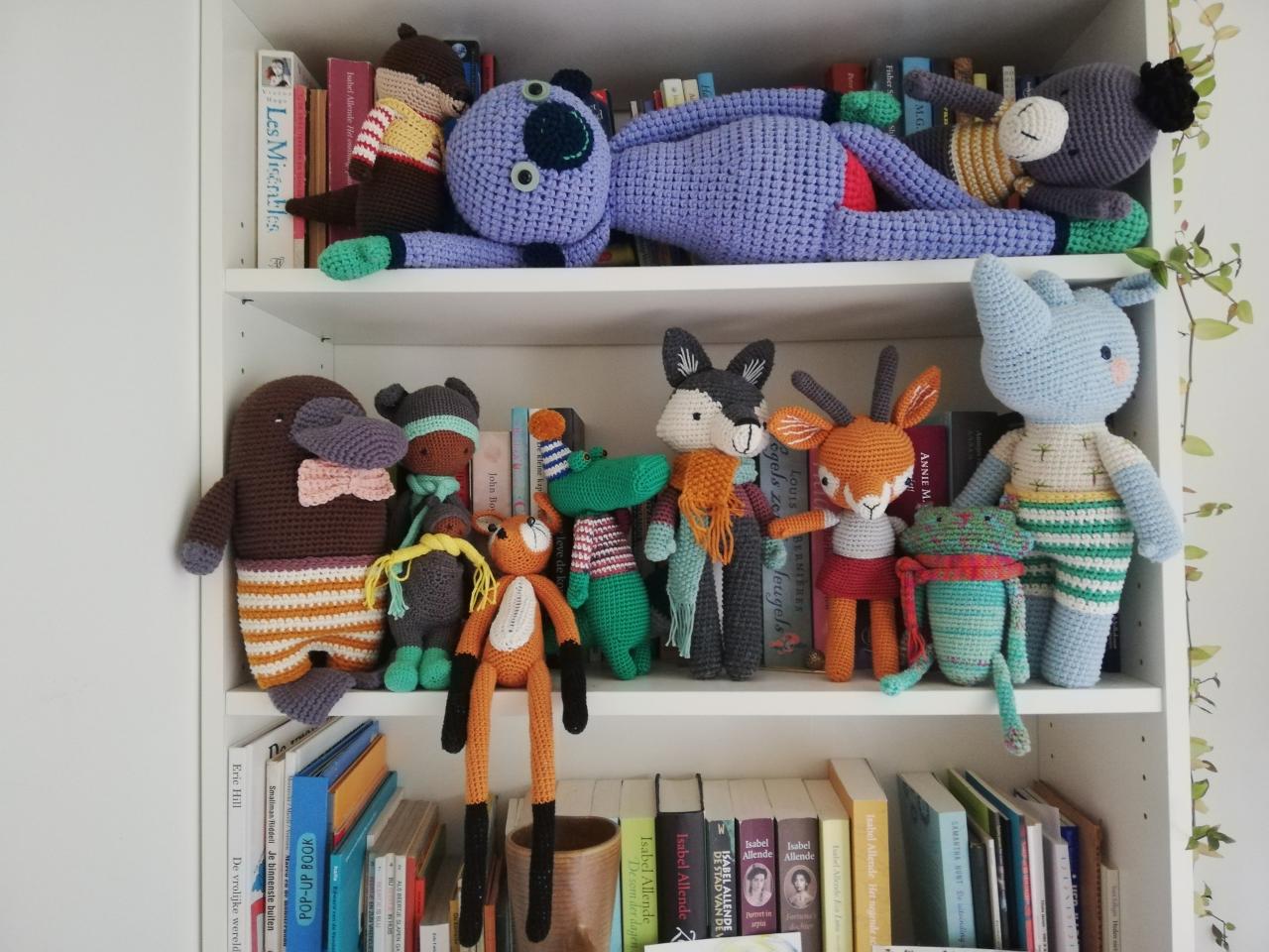 Myrthes collectie knuffelbeesten