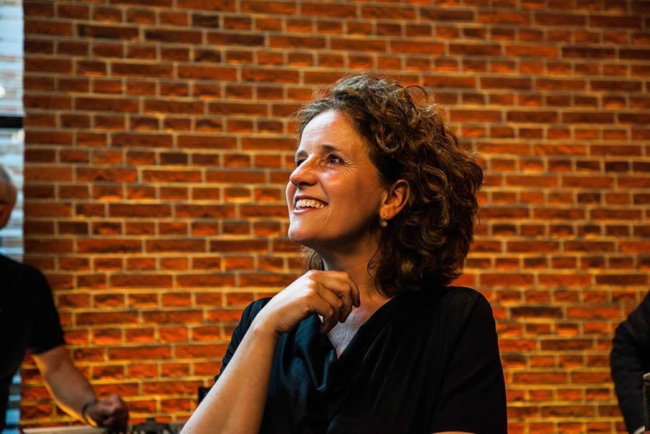 Hedwig tijdens het congres podiumkunsten in 2017