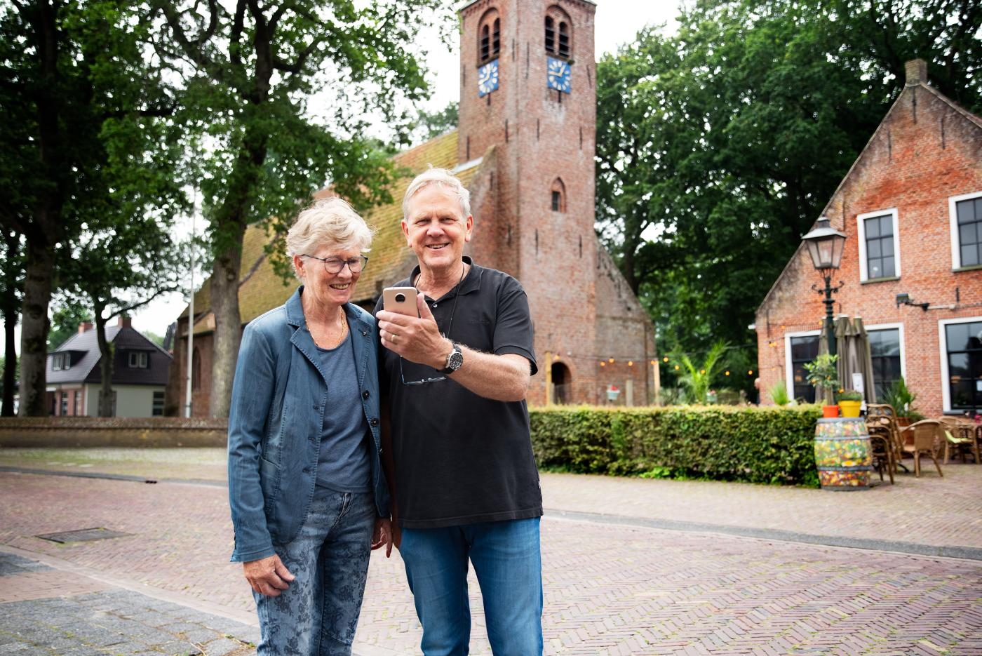 Vrijwilligers testen app