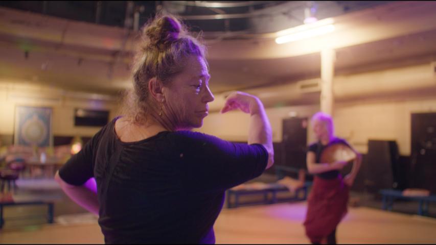 Marie-Anne danst vurig flamenco