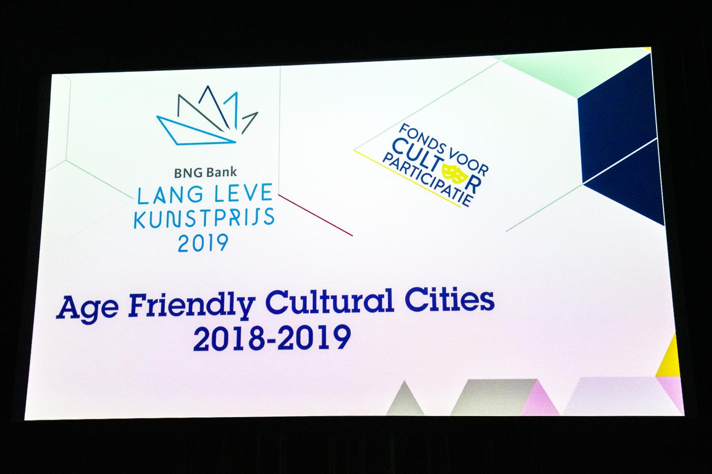 Slotmanifestatie Age Friendly Cultural Cities 2018=2019. Wie wordt de winnaar?