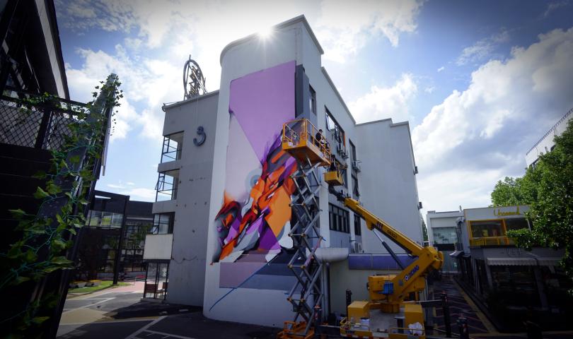 Graffiti artist Digital DOES – niet uit het veld te slaan