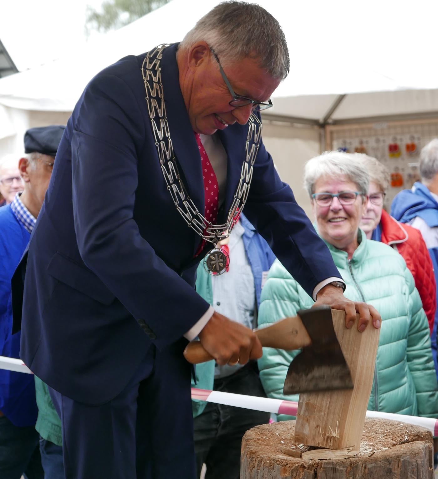 De burgemeester doet ook mee