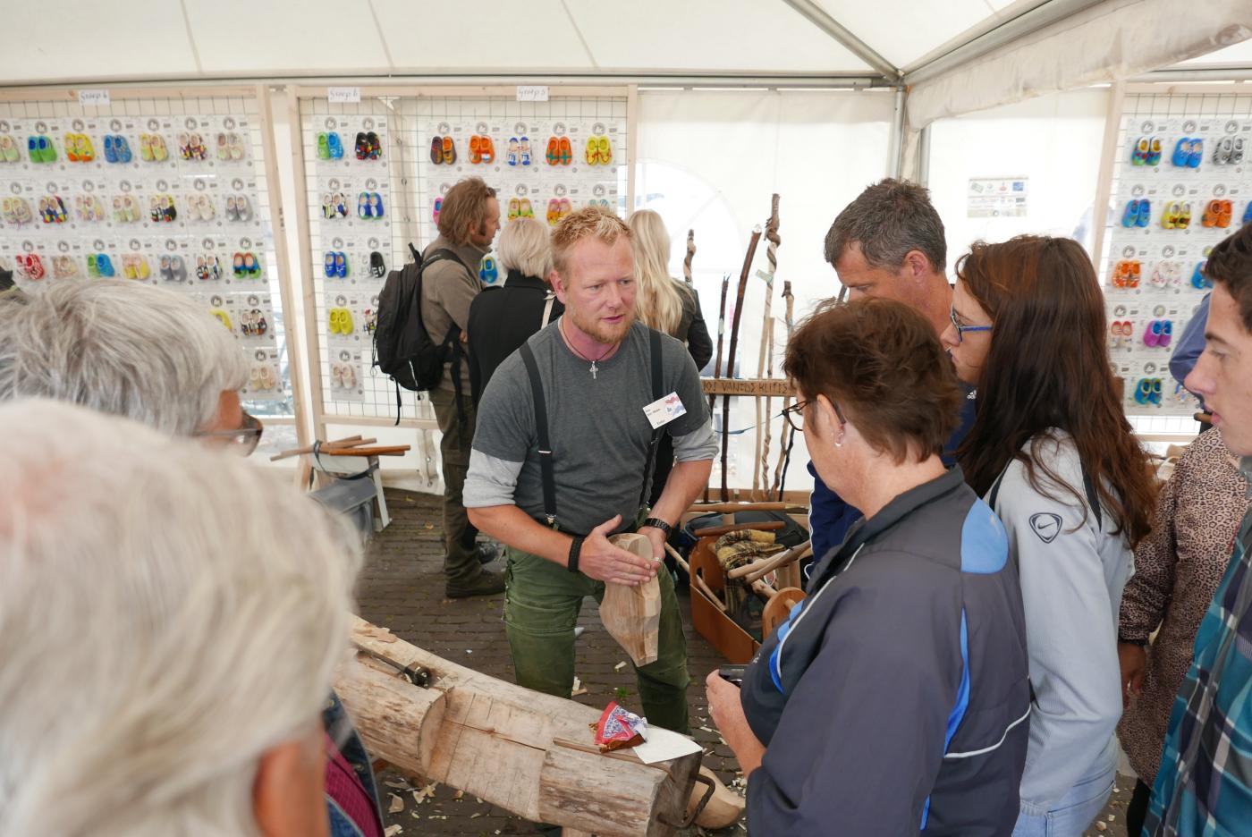 Bezoekers op de demonstratiedagen