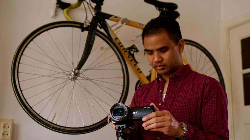 Vincent maakt een podcast over het leven